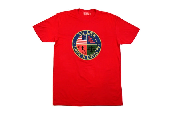 LL Cookie Tee - Red – lolifebrand