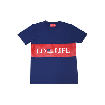 LL Stripe Flag Tee - Navy