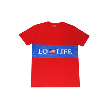 LL Stripe Flag Tee - RED